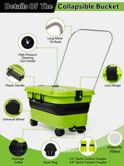 Nicecastle bucket includes universal adapters for cordless washers compatibility.