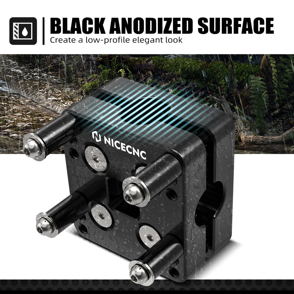 NICECNC 12mm GPS clamp crafted from 6061-T6 aluminum for durability and light weight.