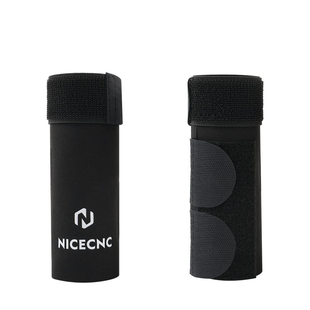 NICECNC 6in fork seal protectors universal cover on 37-50mm forks for quick maintenance