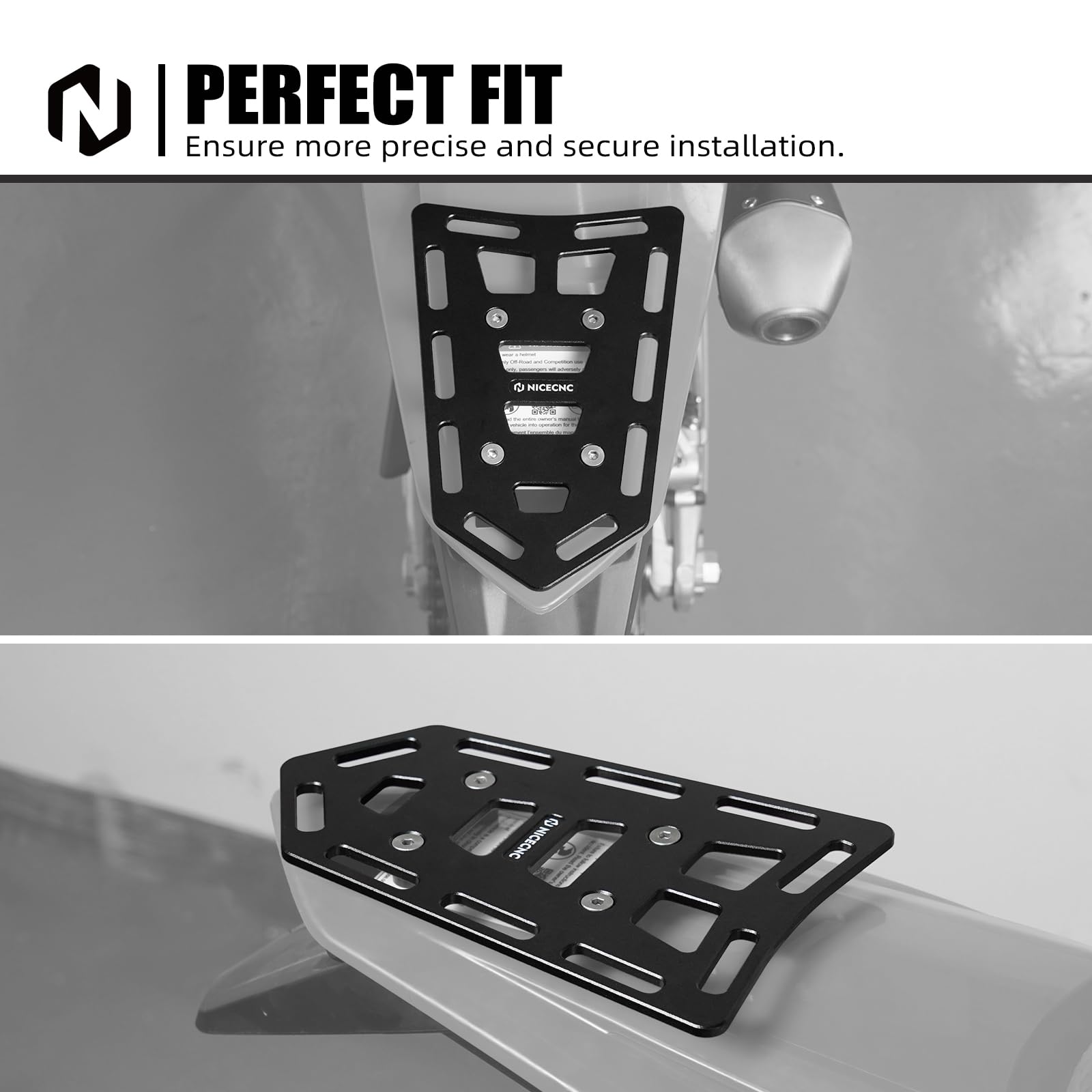 NICECNC pre-drilled 6mm holes with 50x80mm layout simplify mounting