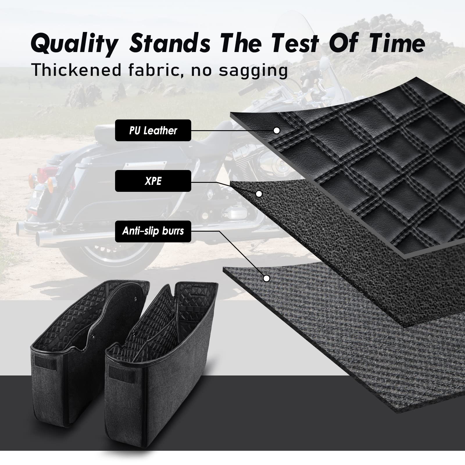 NICECNC burr bottom provides anti-slip stability for contents during ride