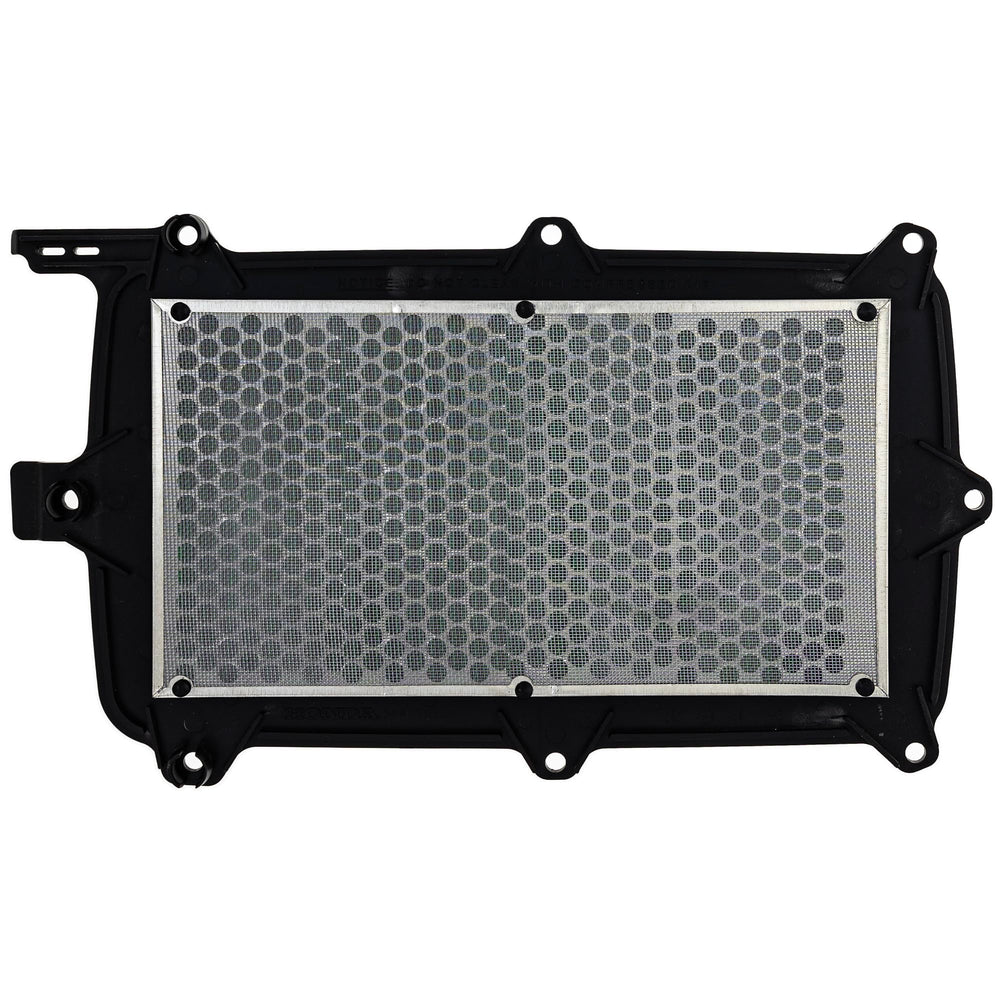 NICHE air filter detail reveals filtration media and 0.98 efficiency for dust control
