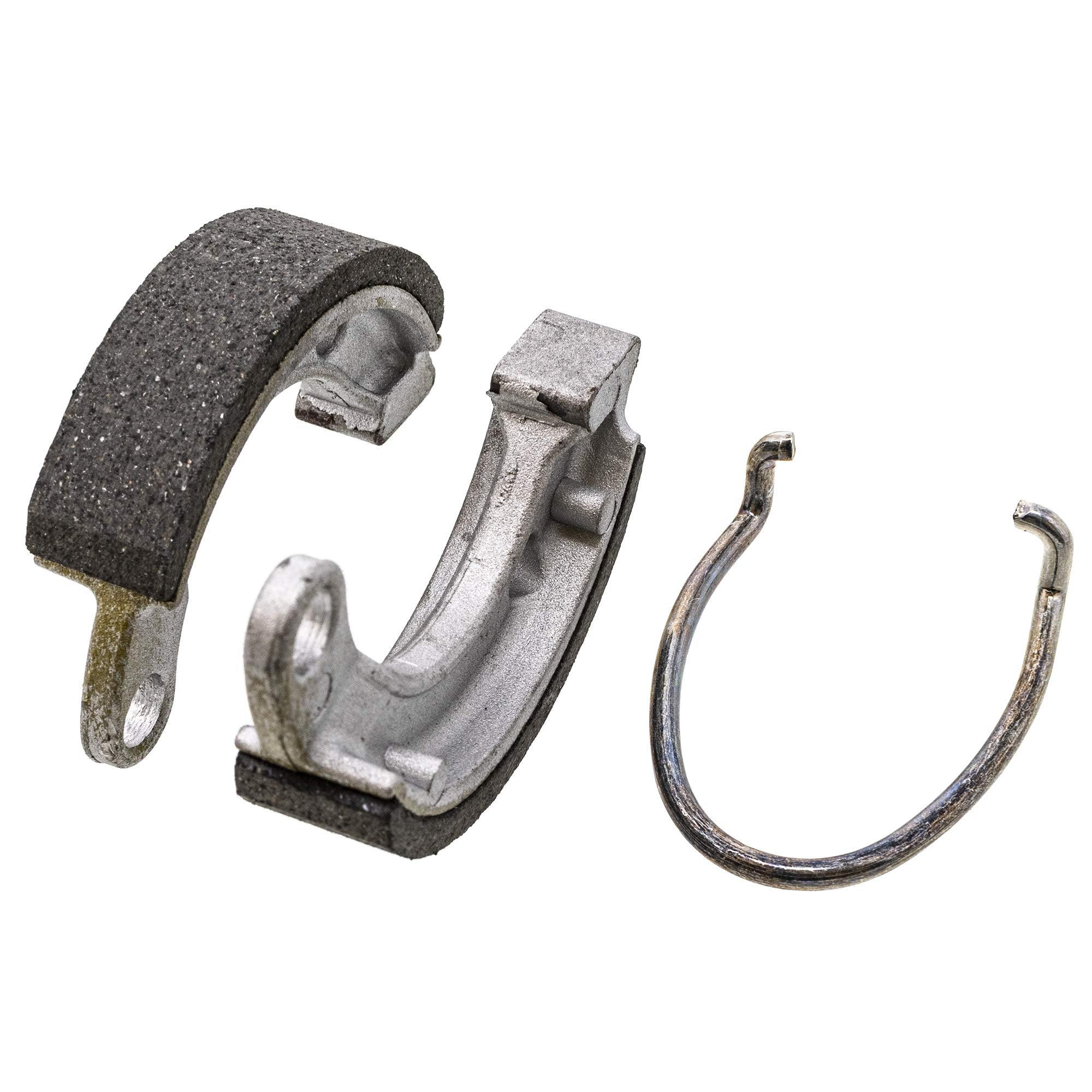 NICHE brake shoe, engineered-tested, front view, tested to OEM standards.
