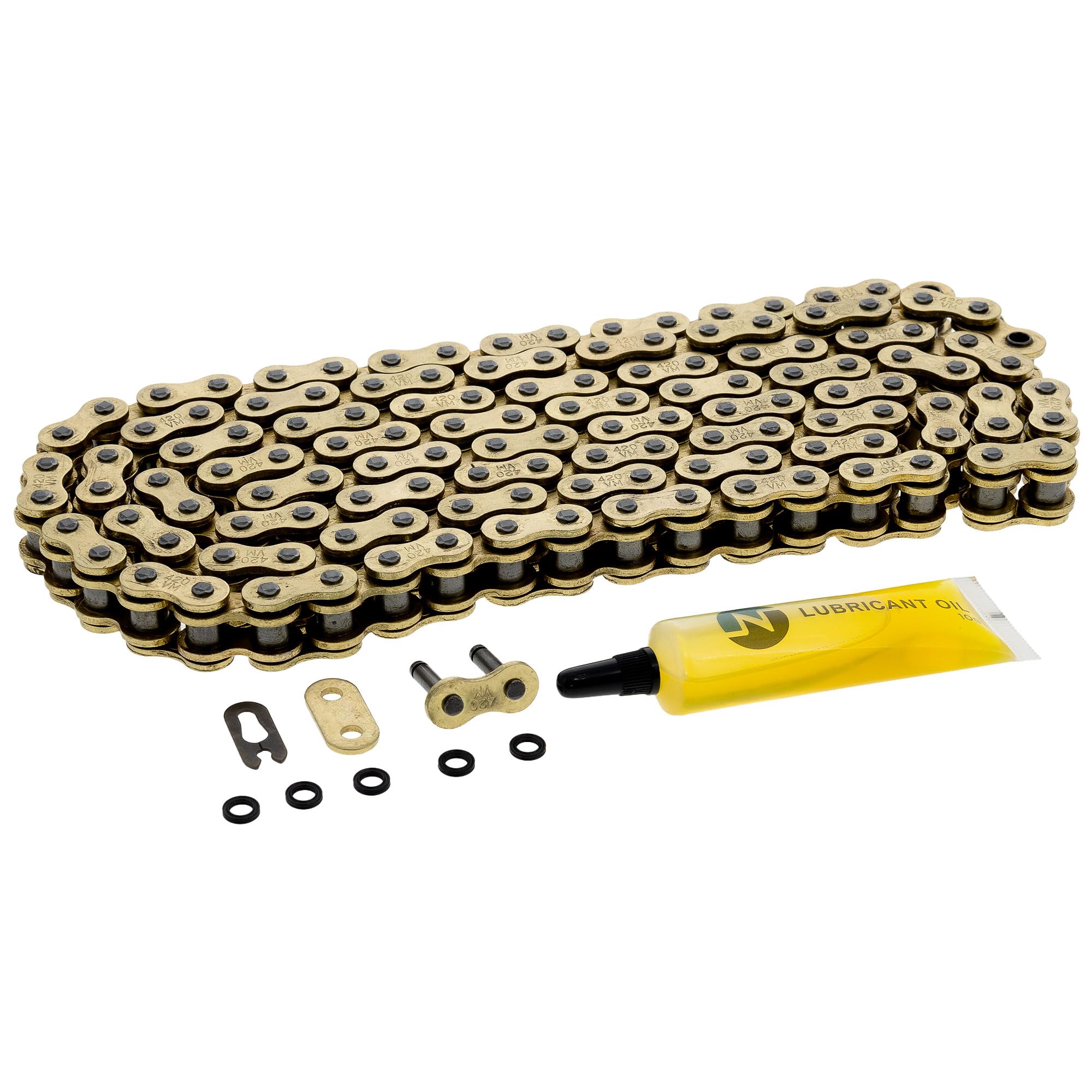 NICHE Gold 420 X-Ring Chain with 132 links for rugged ride