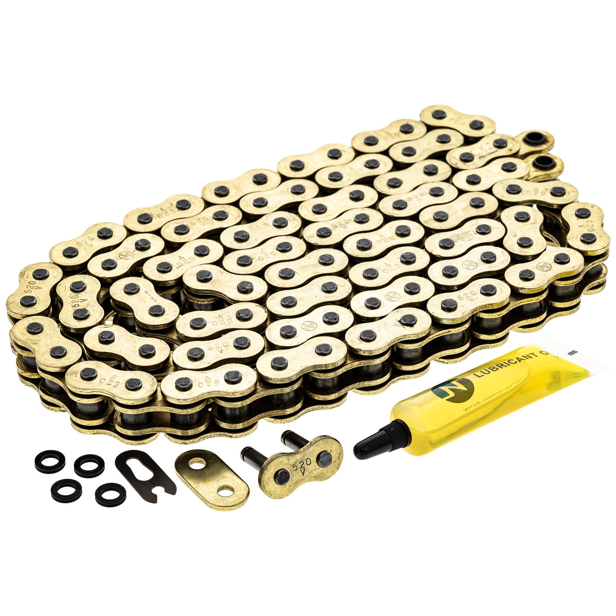 NICHE Gold 520 X-Ring chain with 94 links for enhanced durability in tough terrain