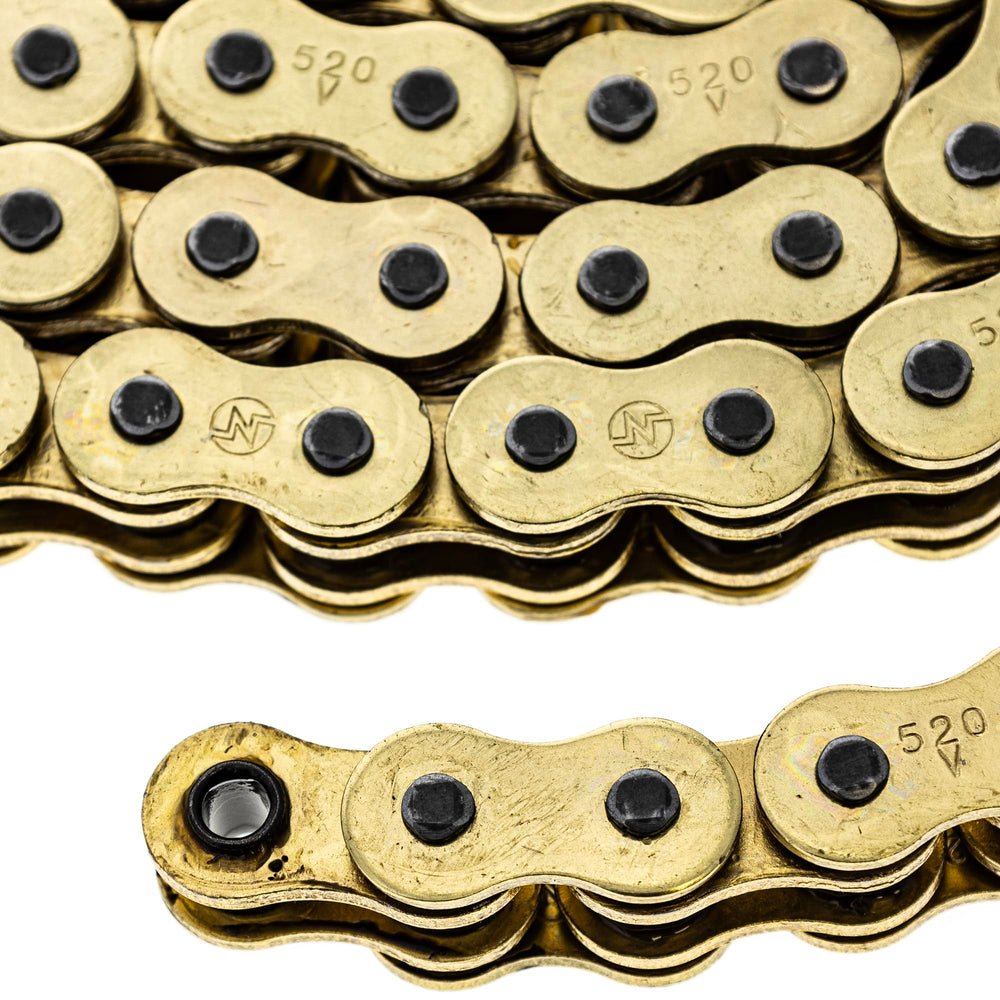 Master link clip for easy, tool-free installation with NICHE Gold chain