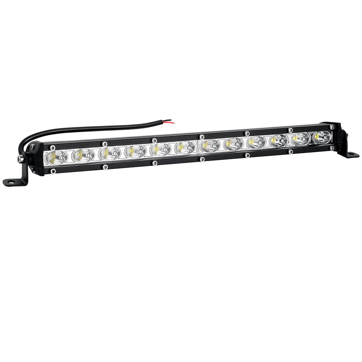 Nifeida 14-inch LED light bar front view improves nighttime visibility for off-road driving.