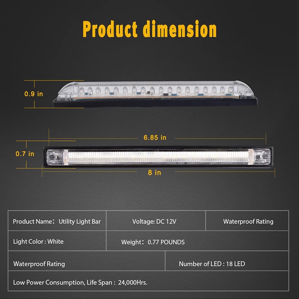 nifeida 4-pack provides versatile lighting options for multiple 12v vehicles