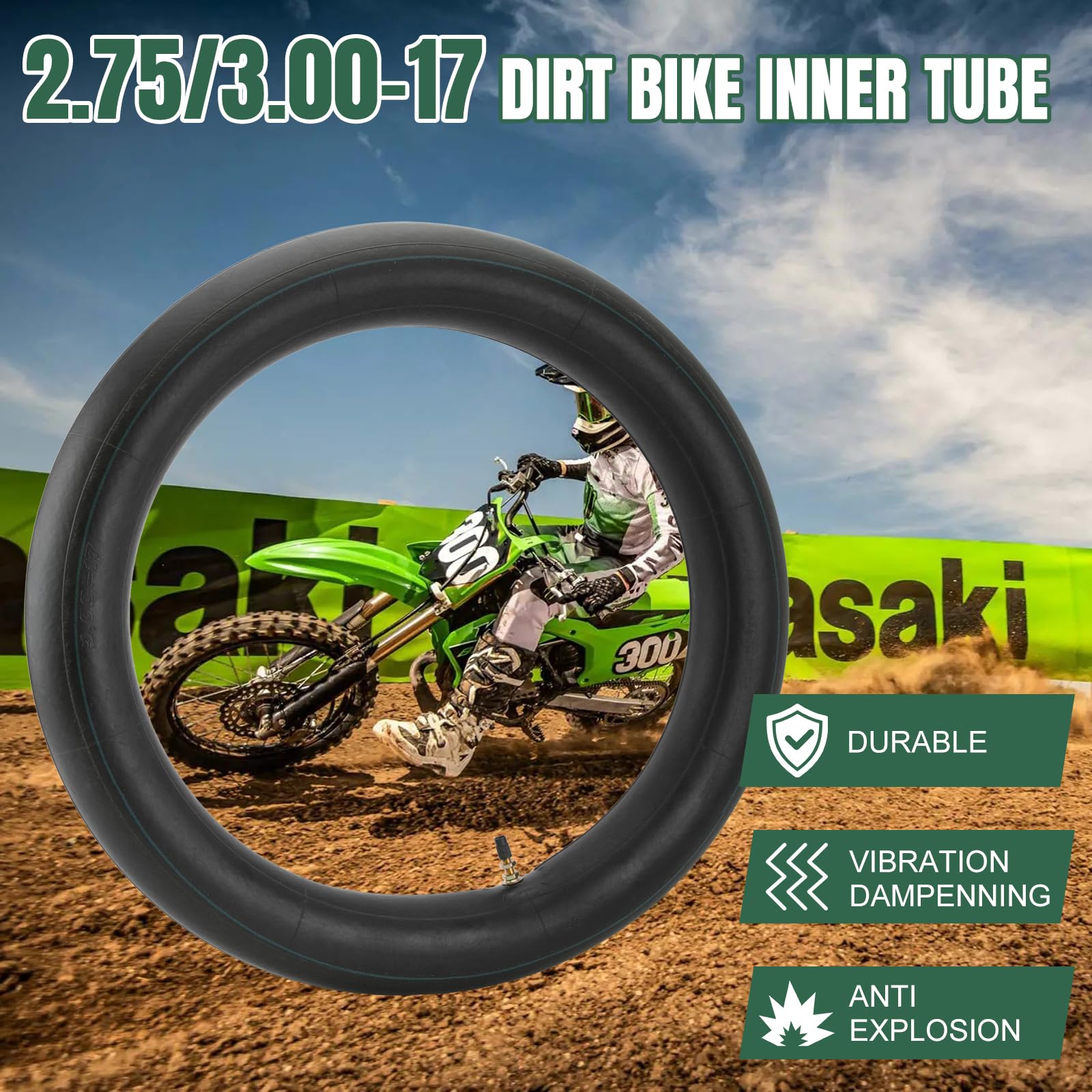 NIGOOLATA heavy-duty-rubber close-up highlighting long-lasting flexibility on rough terrain