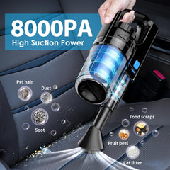 NIKCOSMK handheld-vacuum reaches seats and crevices with strong suction.