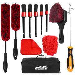 NIKCOSMK wheel brush kit packaging for organized storage and transport