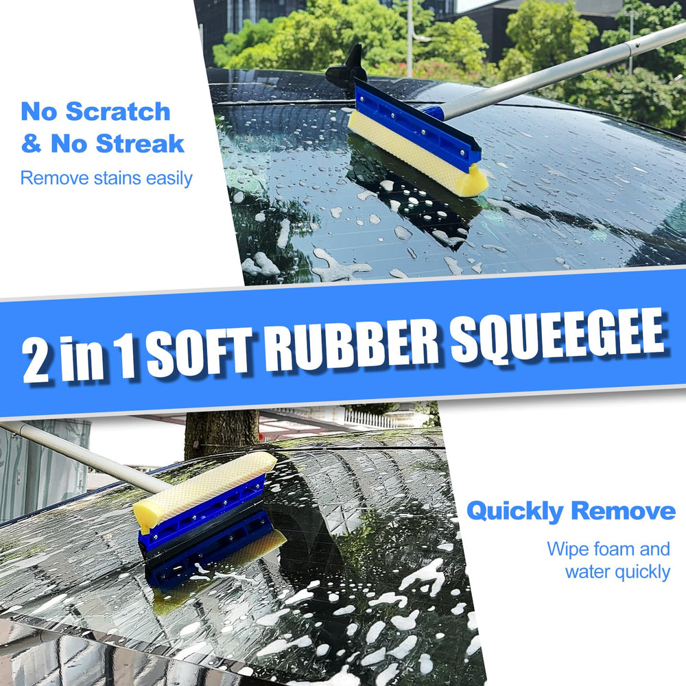 NIKCOSMK window squeegee delivering streak-free glass cleaning