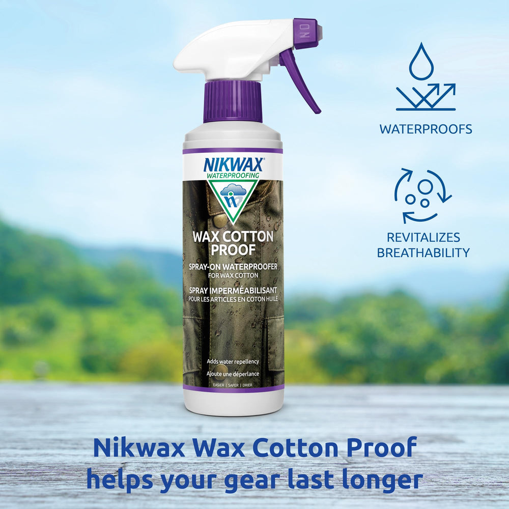 Nikwax Wax Cotton Proof restores the finish of waxed garments for renewed look