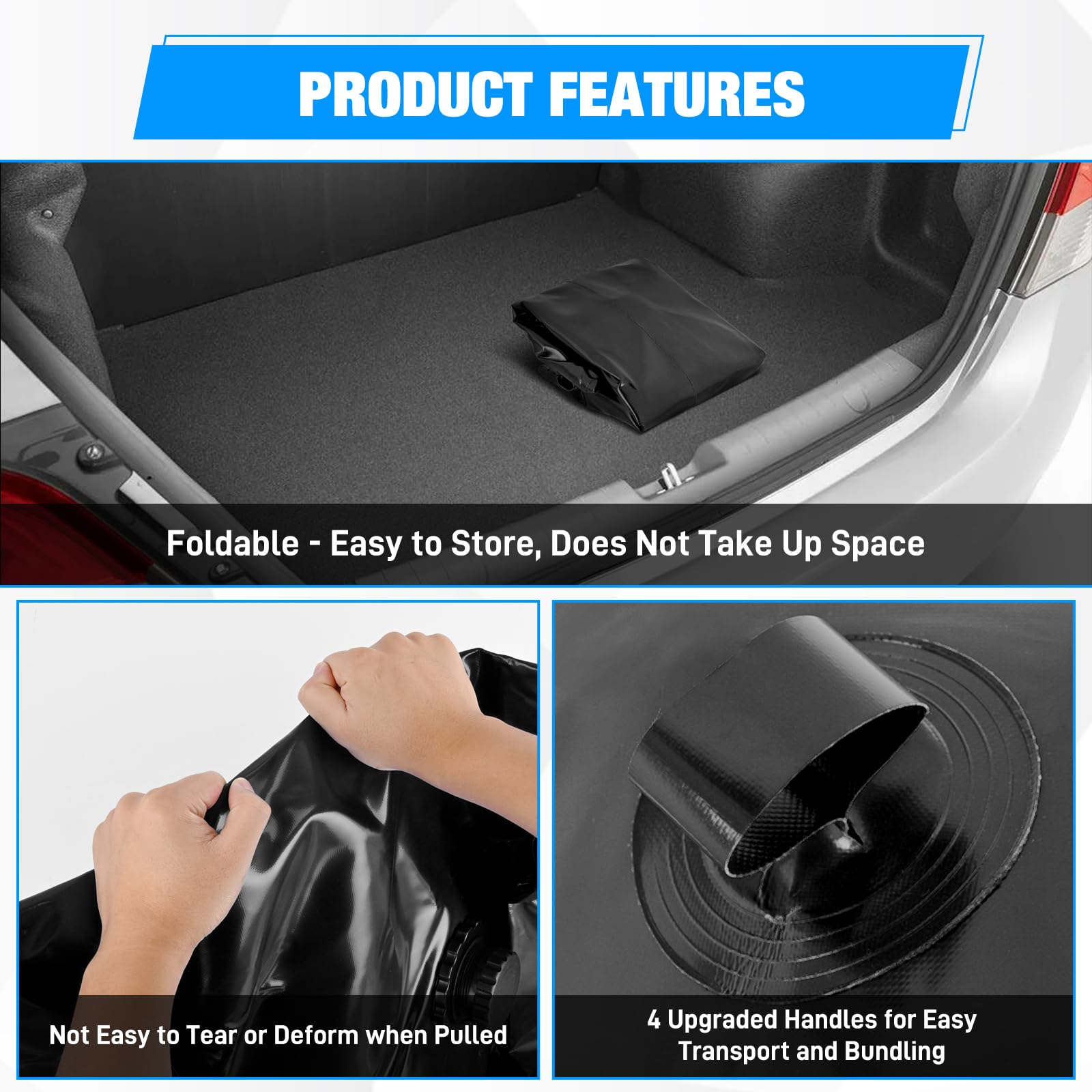 Nilight 1000D PVC water bladder construction for rugged outdoors