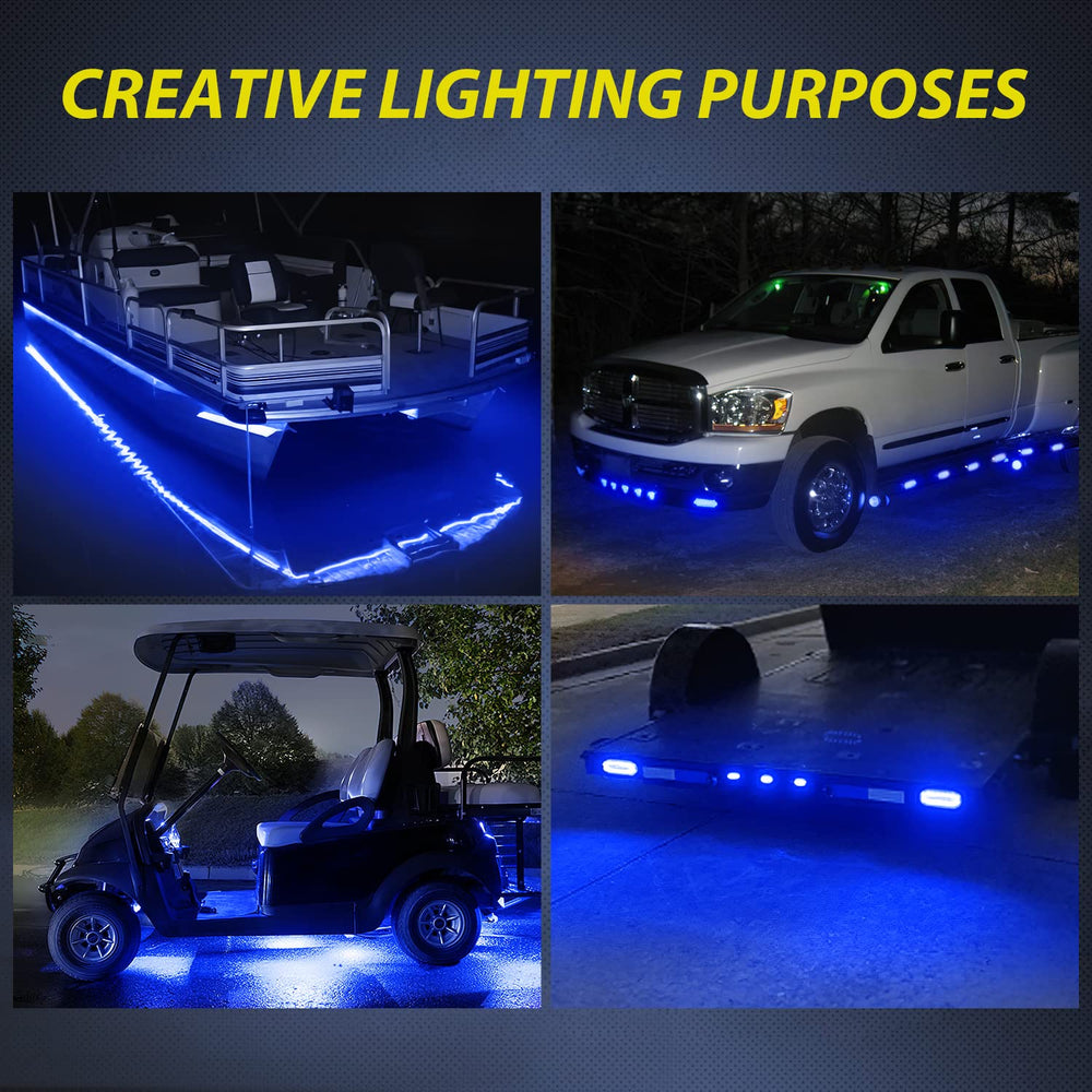 Nilight 3.8‑inch blue indicator light provides reliable 12V operation on vehicles