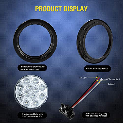 Nilight LEDs with heat-dissipation provide broader beam and stronger brightness