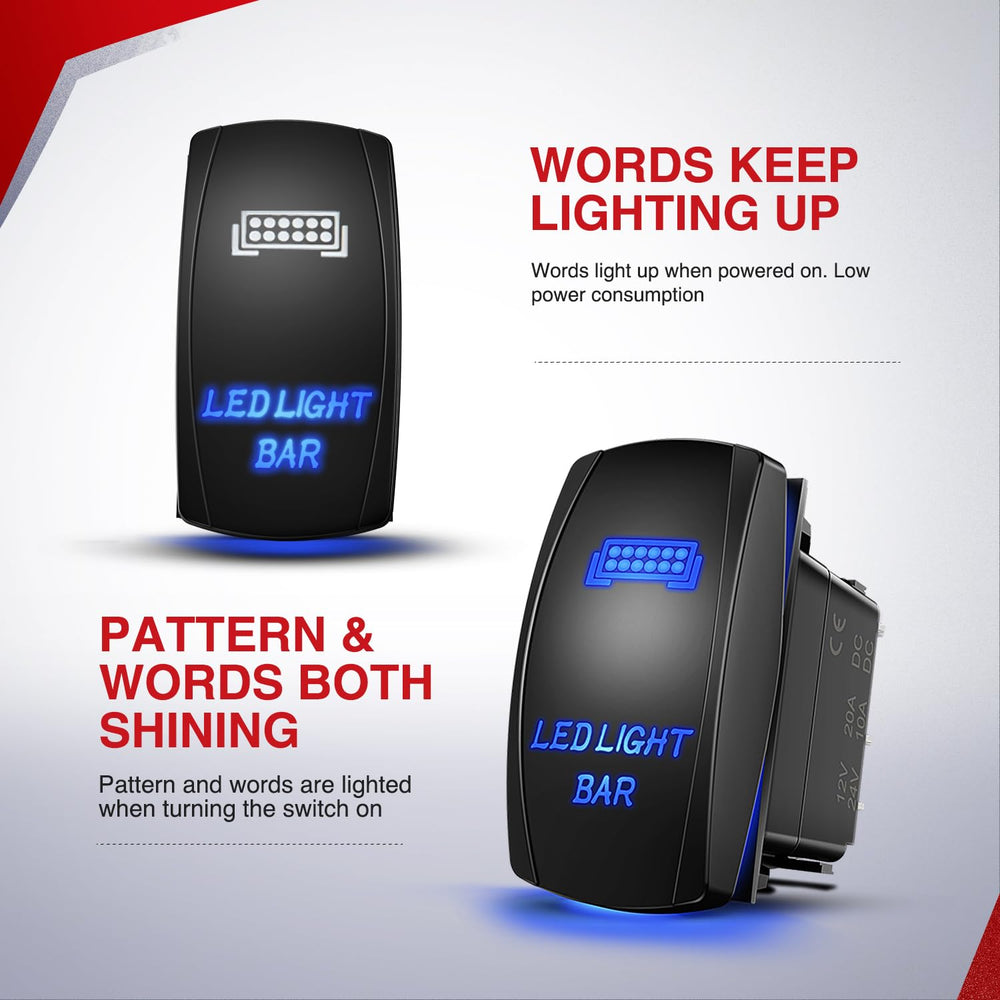 Nilight 12V vehicle applications montage shows versatility for cars, boats, and more.