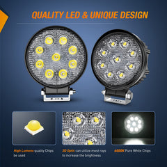 Nilight aluminum heat-dissipation design aids extended LED life