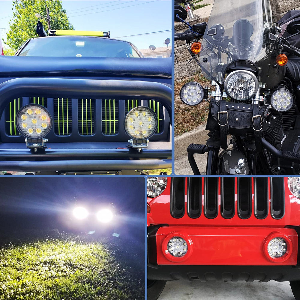 Includes stainless steel mounting brackets for secure off-road installation