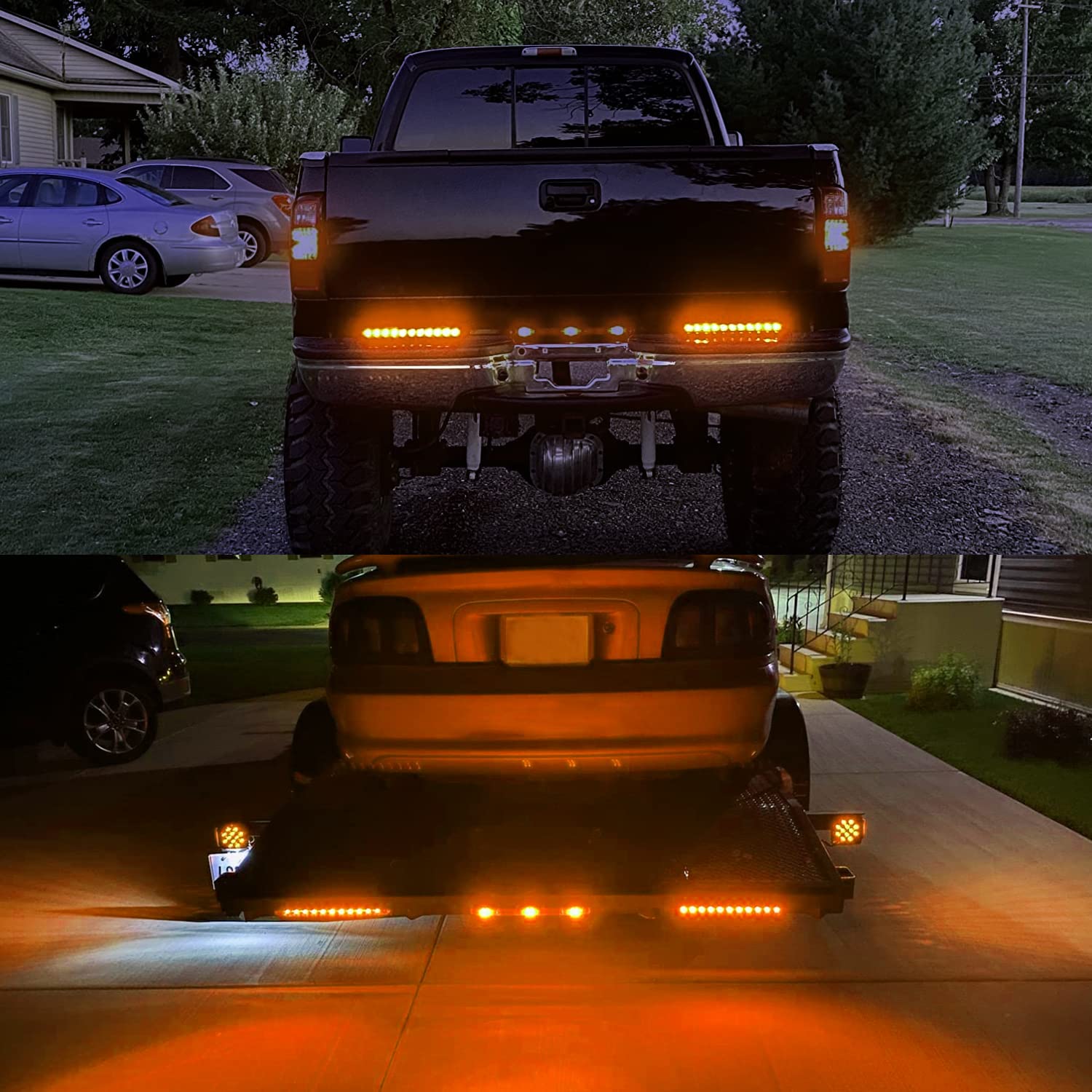Nilight 16-inch amber bar for trucks and trailers, clear signaling options