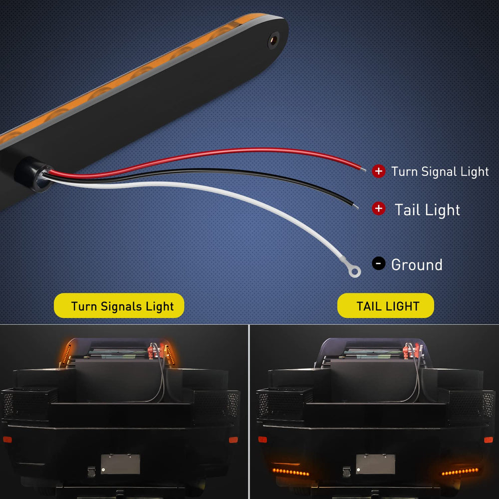 Nilight marker bar with waterproof seal, IP65 rated, reliable in all weather