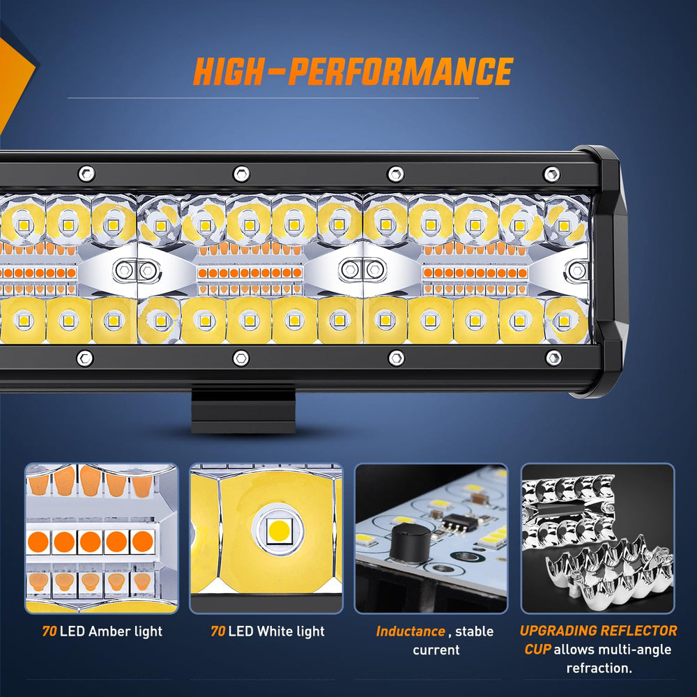 Nilight mount bracket image illustrating secure 45-degree beam adjustment.