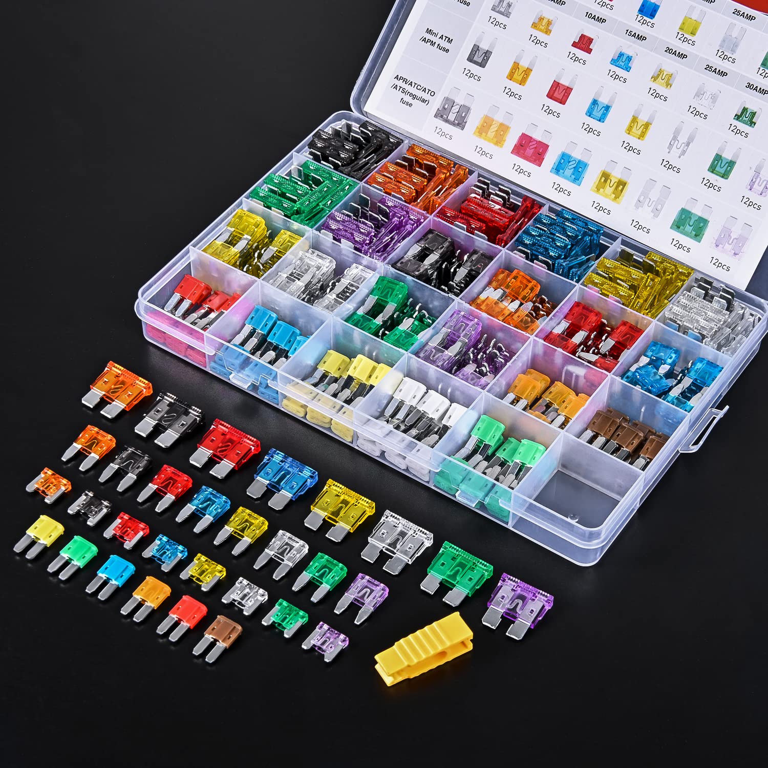 Nilight 24-compartment storage case keeps fuses organized and accessible.