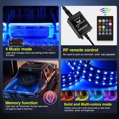 Nilight 270 LEDs per strip deliver bright RGB illumination