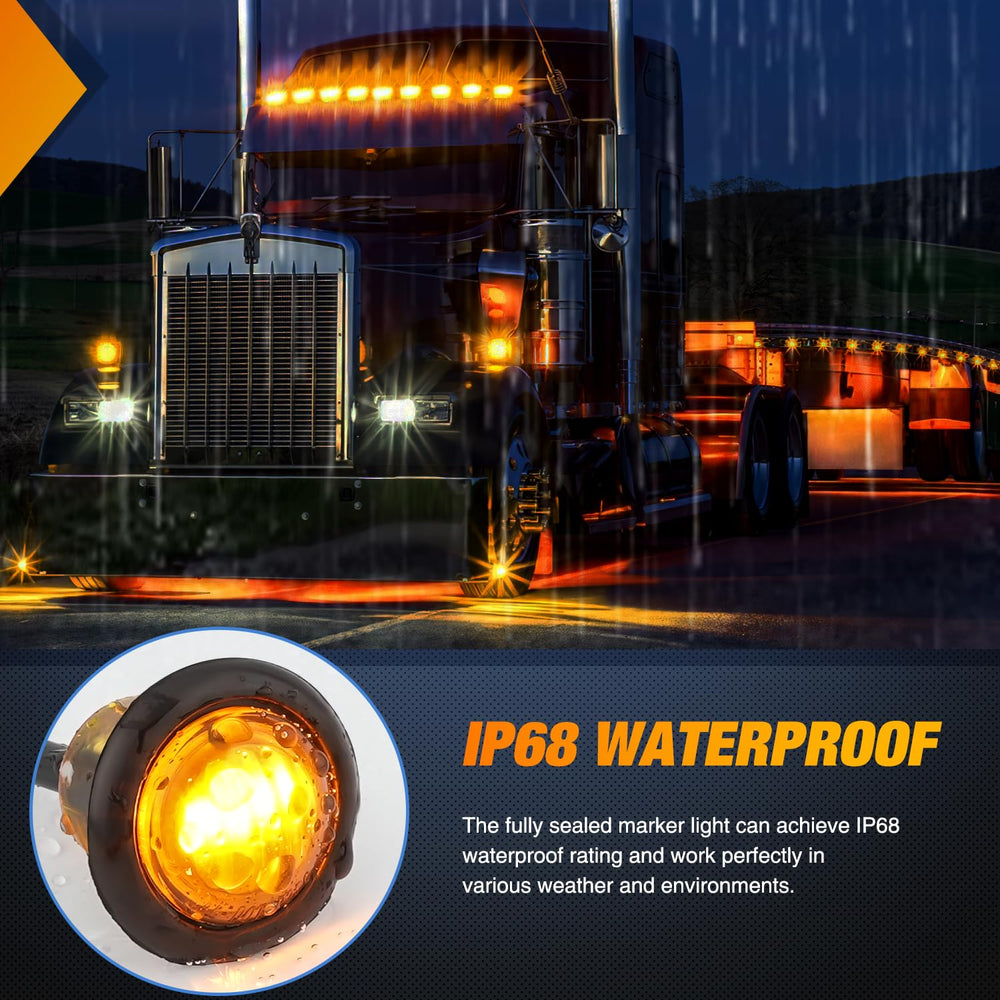 Nilight marker light ideal for trailer use and multi-vehicle signaling