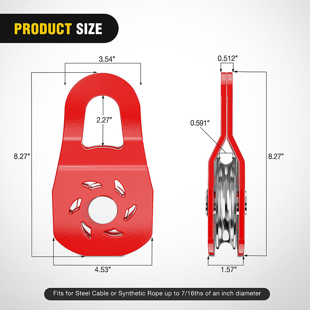 Nilight 360 degree rotating shackle enables versatile angles for safer vehicle recovery