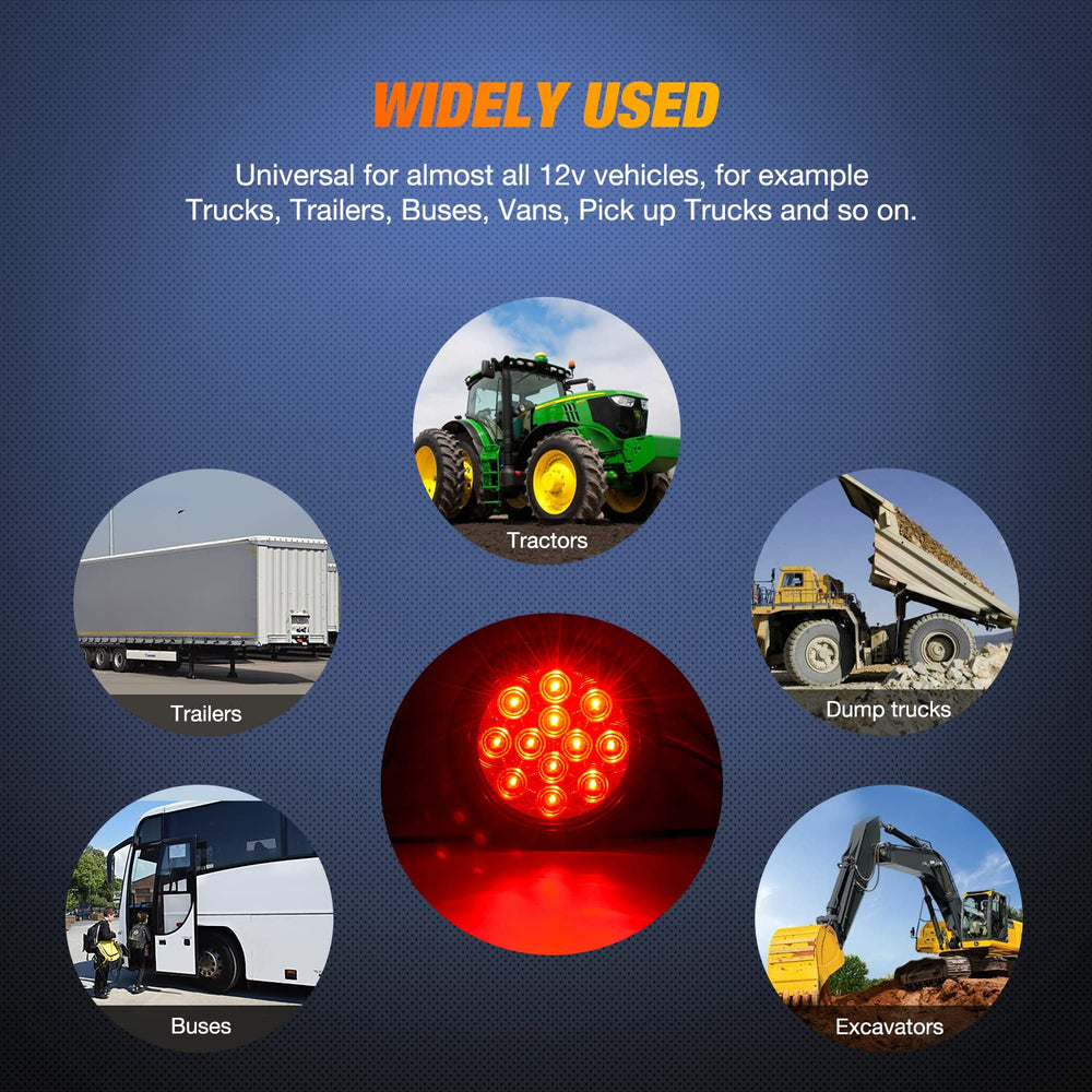 Nilight 4-inch LED round light offers wide illumination angles for coverage.