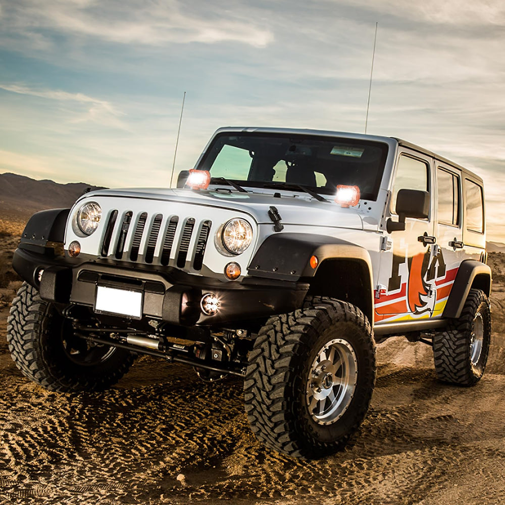 Nilight 4inch 60W light bar designed for boats and ATVs for confident use.