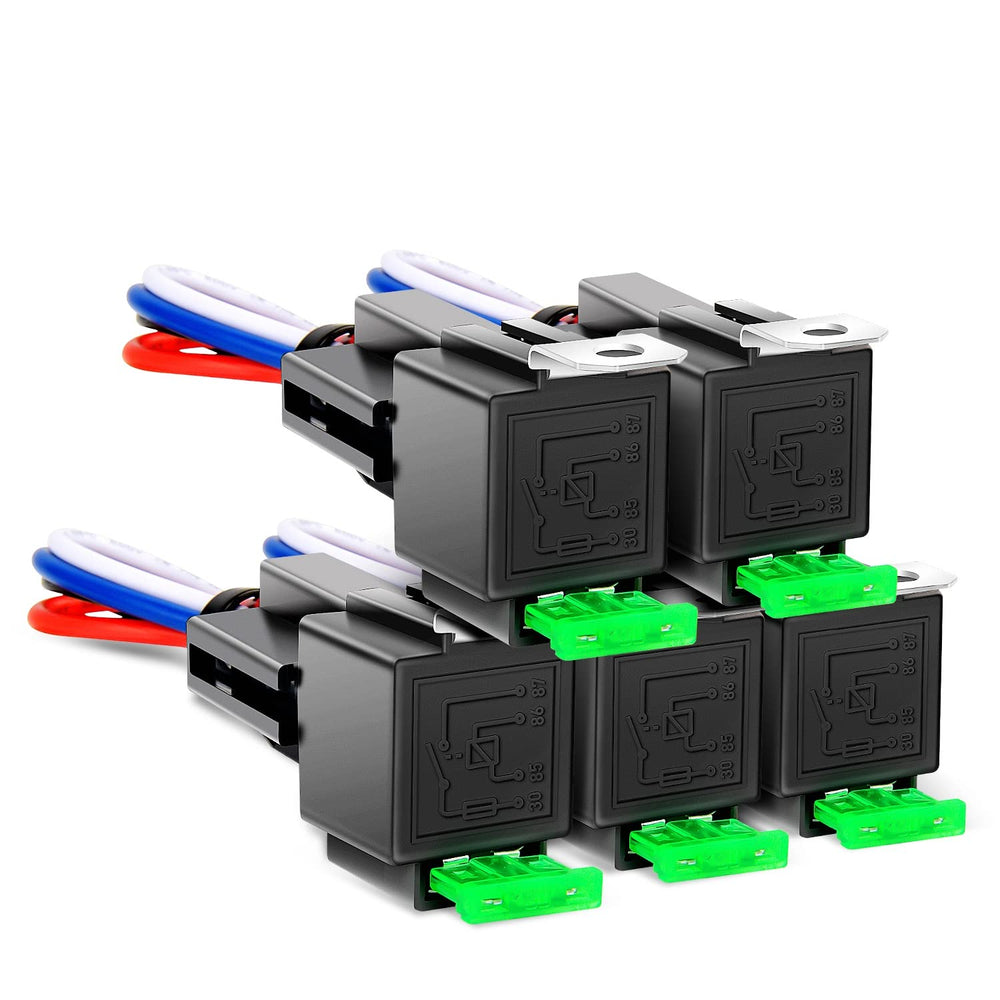 Nilight 50023R interlocking relay harness for clean car wiring