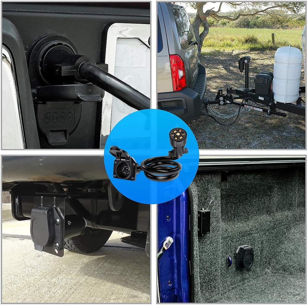 Nilight 50050R compatible with 7-blade trailer wiring across multiple vehicle types
