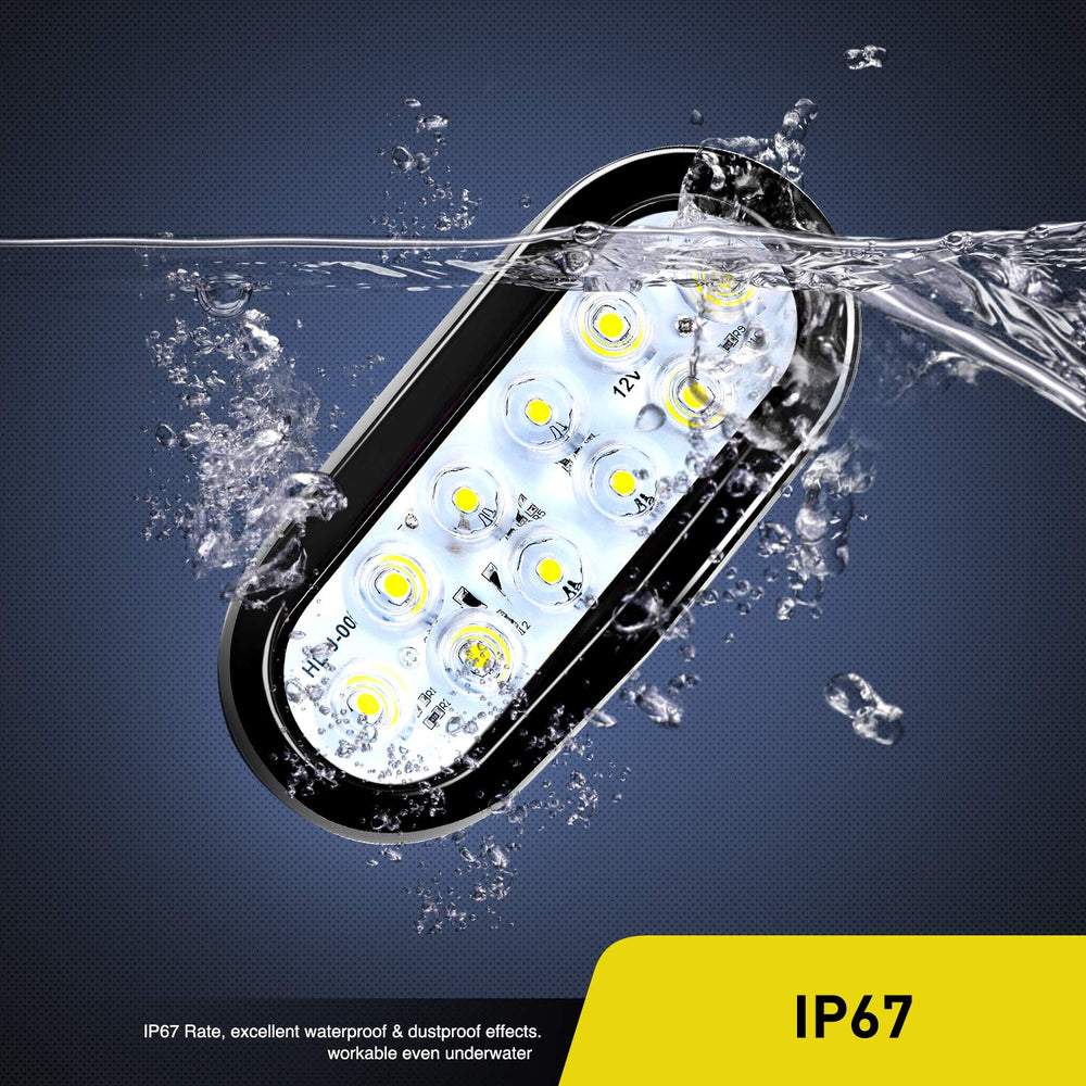 Nilight IP67 waterproof rating protects lights from rain and dust