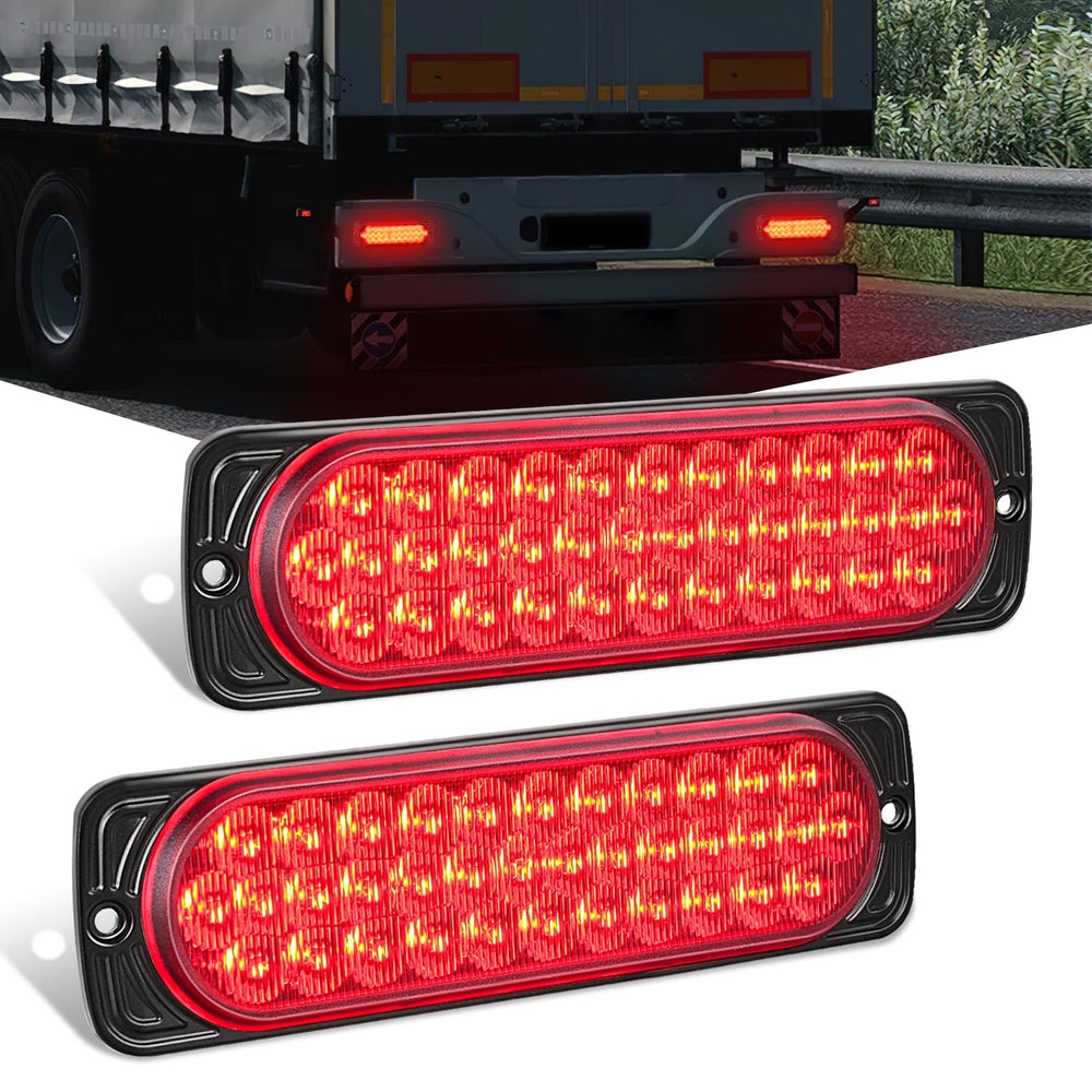 Nilight tail light with aluminum housing and LED cluster for crisp signaling