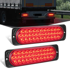 Nilight tail light with aluminum housing and LED cluster for crisp signaling
