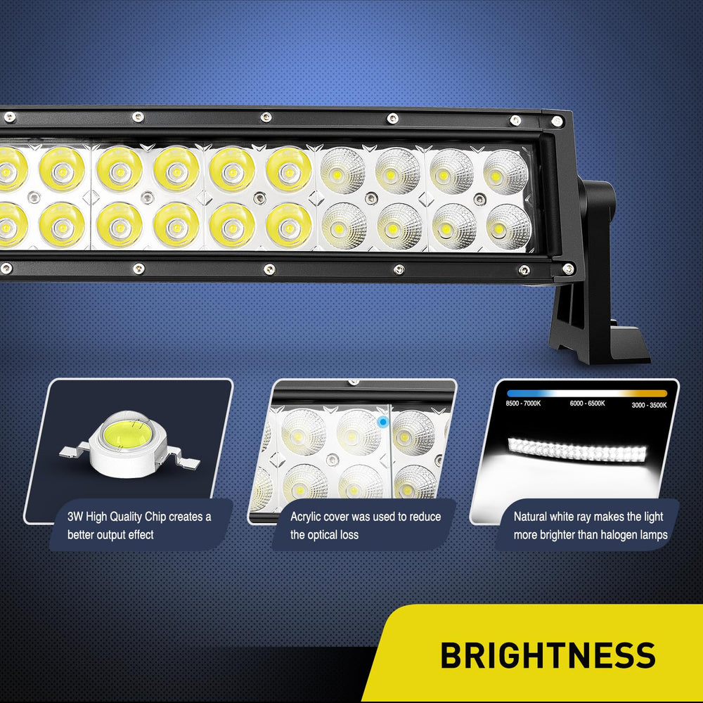 Nilight 70015C-A spot-flood beam combo for long-range and wide coverage