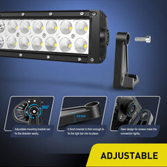 Nilight 70016C-A IP67-rated light bar resists dust and immersion