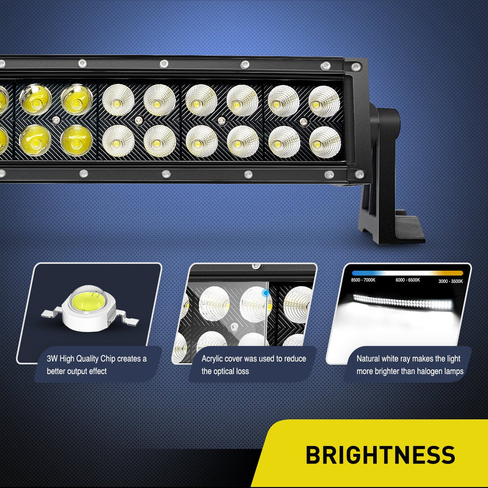 Nilight 71014C-A 42in PC lens detail, clear focal point for reliable illumination.