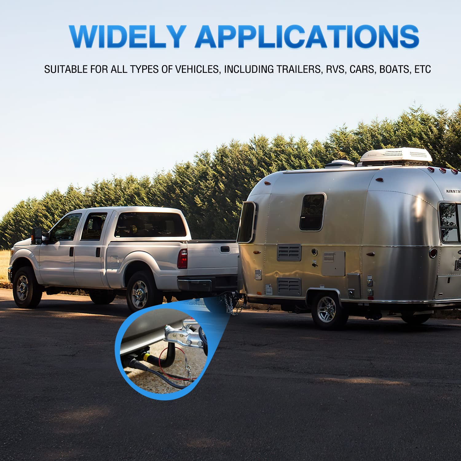 Nilight 7-way Y splitter durable plastic housing resists weather and daily use.