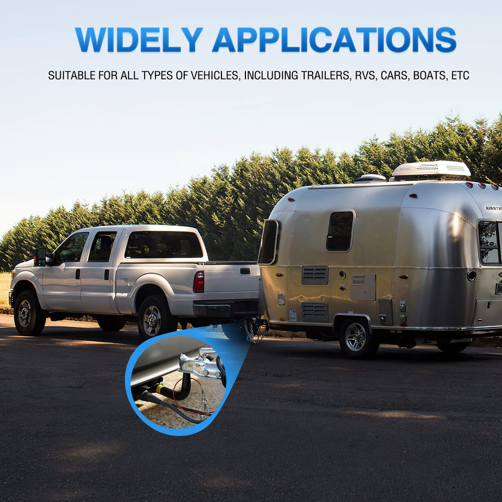 Nilight 7-way Y splitter durable plastic housing resists weather and daily use.