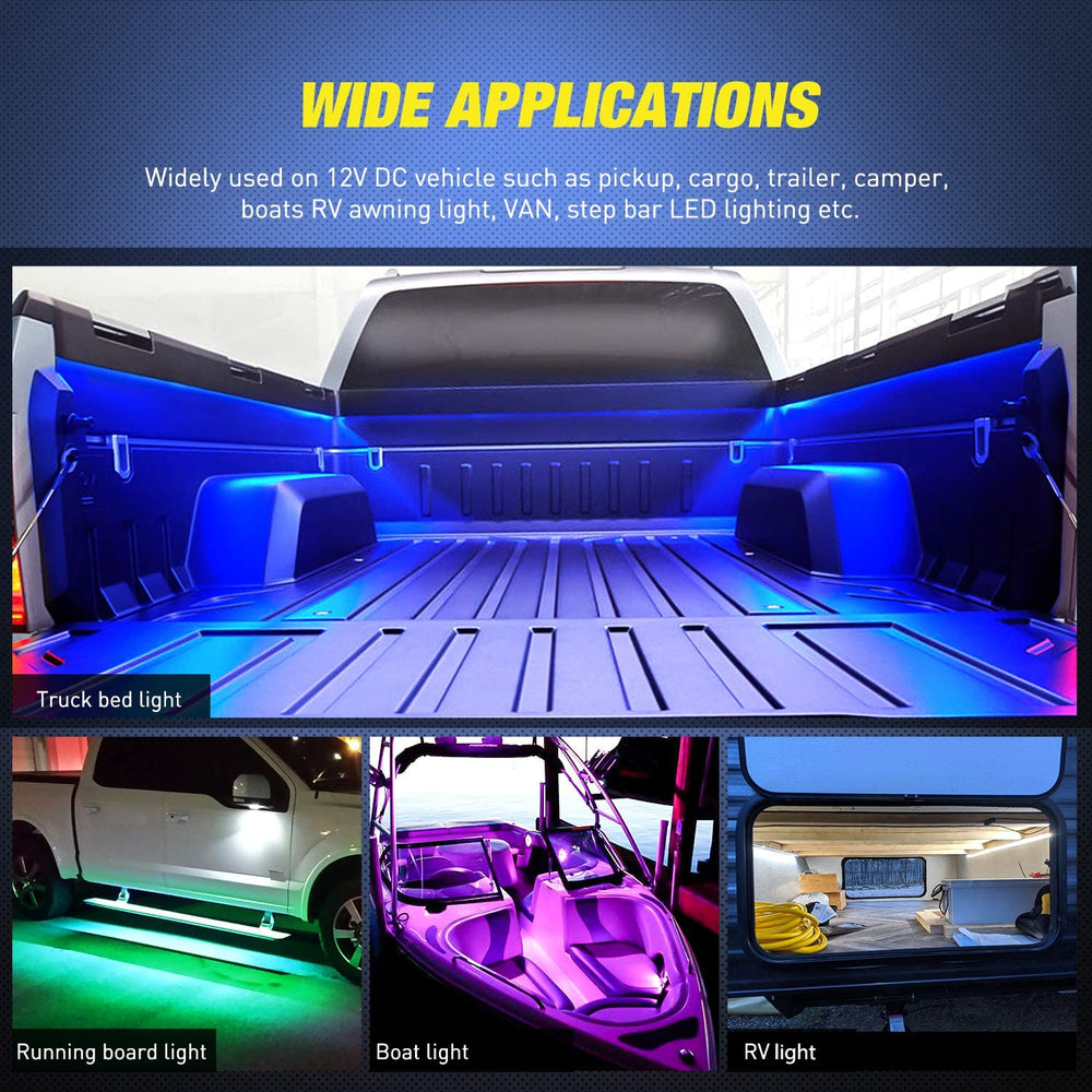 Nilight offers eight color presets and multiple effects
