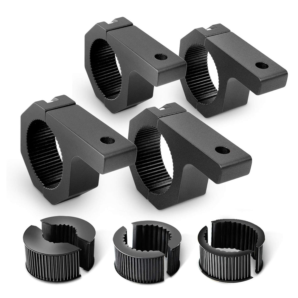 Nilight 90020D mounting bracket kit product shot highlighting sturdy aluminum construction for off-road use