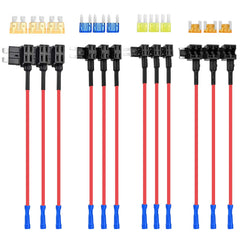 Nilight add-a-circuit fuse tap standard in use, simplifying safe power expansion for vehicles.