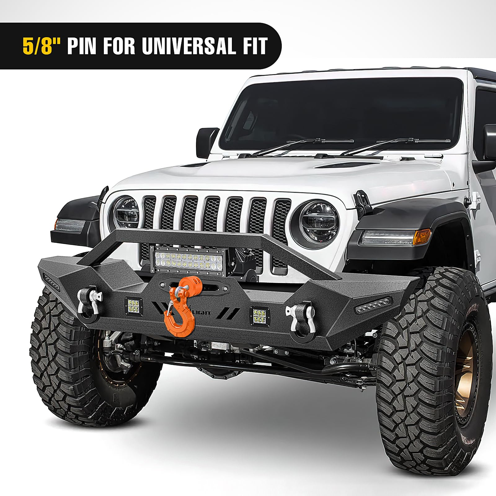 Nilight all-in-one kit includes bolts, nuts, washers, and a portable wrench.