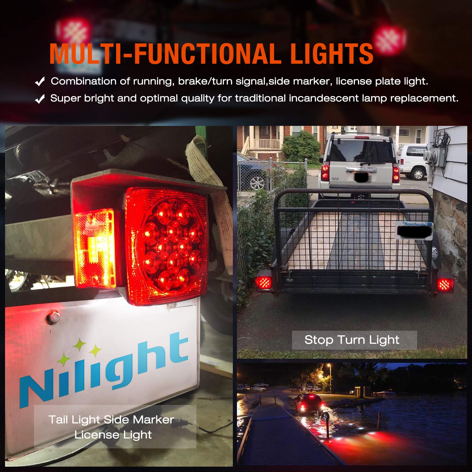 Nilight all-in-one trailer light kit for easy upgrades