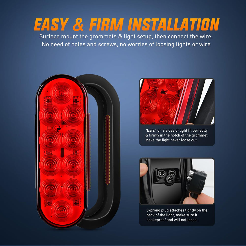Nilight aluminum substrate aids heat dissipation for cooler operation and longer life.