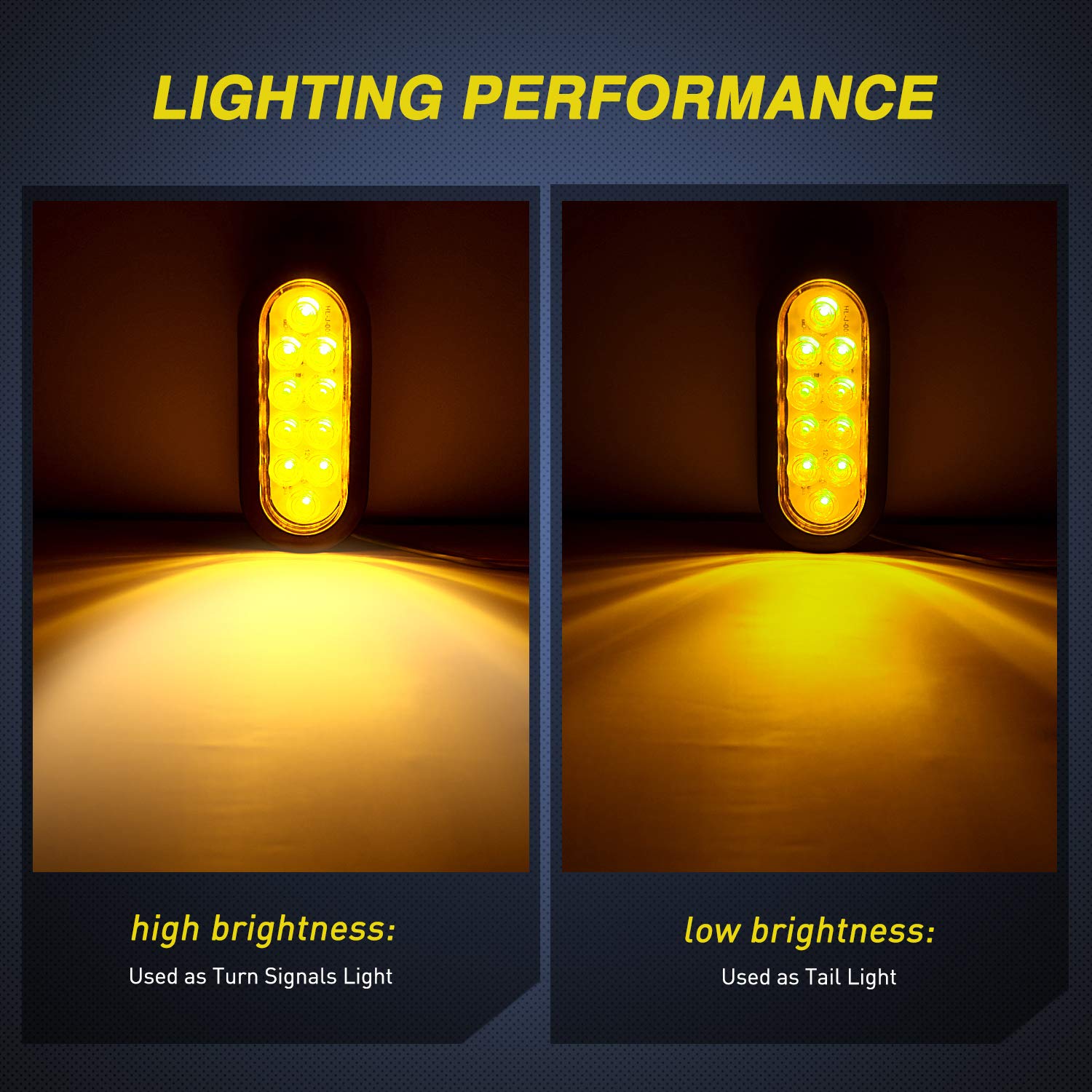 Nilight 2-pack packaging ready for easy upgrade on campers and jeeps