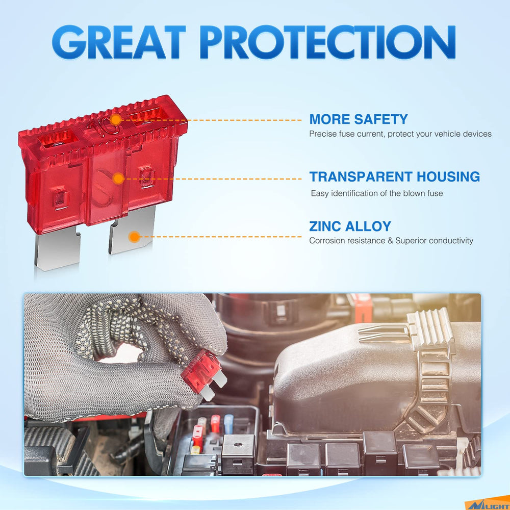Nilight amp rating top markings simplify quick matching and replacement.